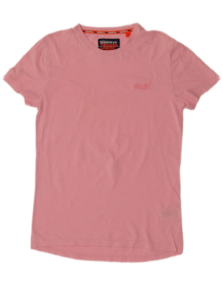 Superdry Herre T-shirt Top Lille Pink