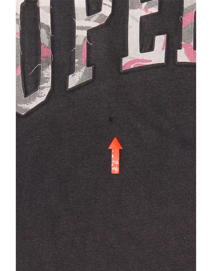 Superdry Grafisk T-shirt top til mænd XL sort bomuld