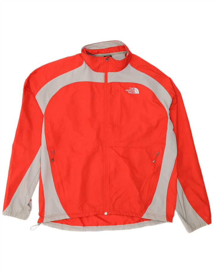 THE NORTH FACE Træningsdragt til mænd Topjakke XL Rød Colourblock Polyester