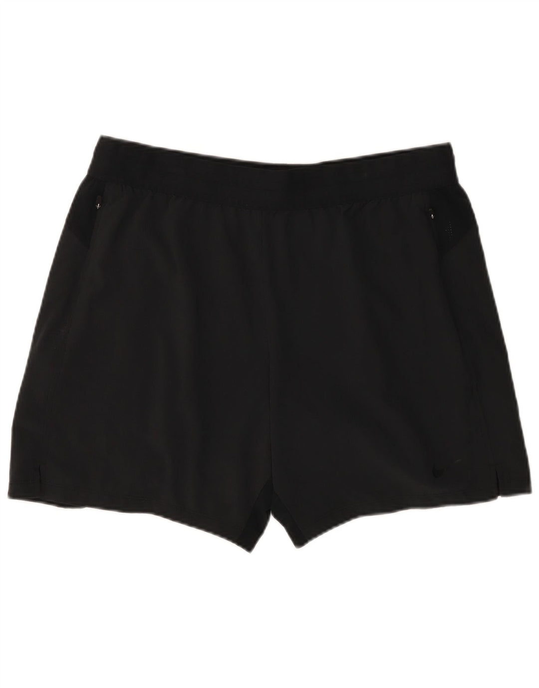 NIKE Dri Fit sportsshorts til kvinder UK 18 XL sort polyester