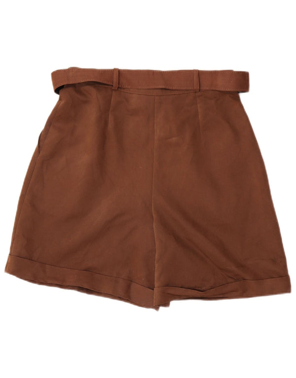 Vintage kvinders højtaljede chinoshorts IT 44 Medium W26 Brun