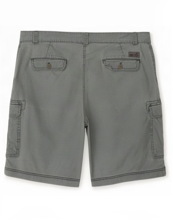Izod Mens Salt Water Cargo Shorts Large W36 Grey