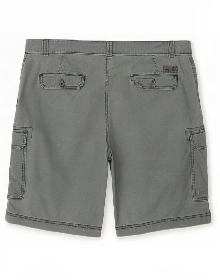 Izod Herre Salt Water Cargo Shorts Large W36 Grå