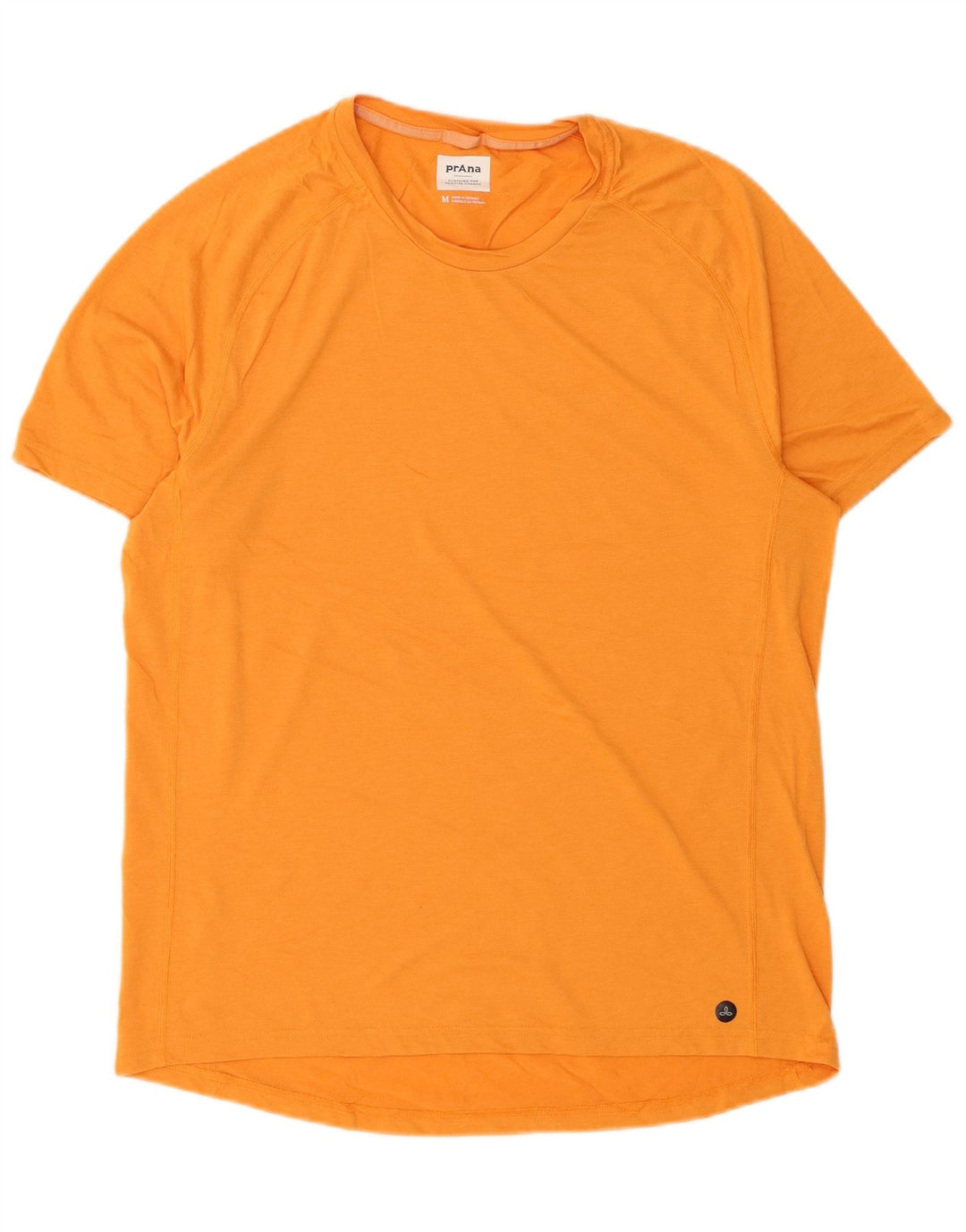 Prana Herre T-Shirt Top Medium Orange Syntetisk