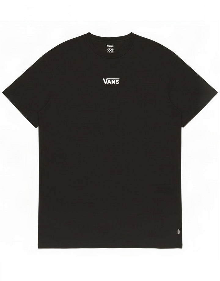 Vans Herre T-shirt Top Small Black Cotton