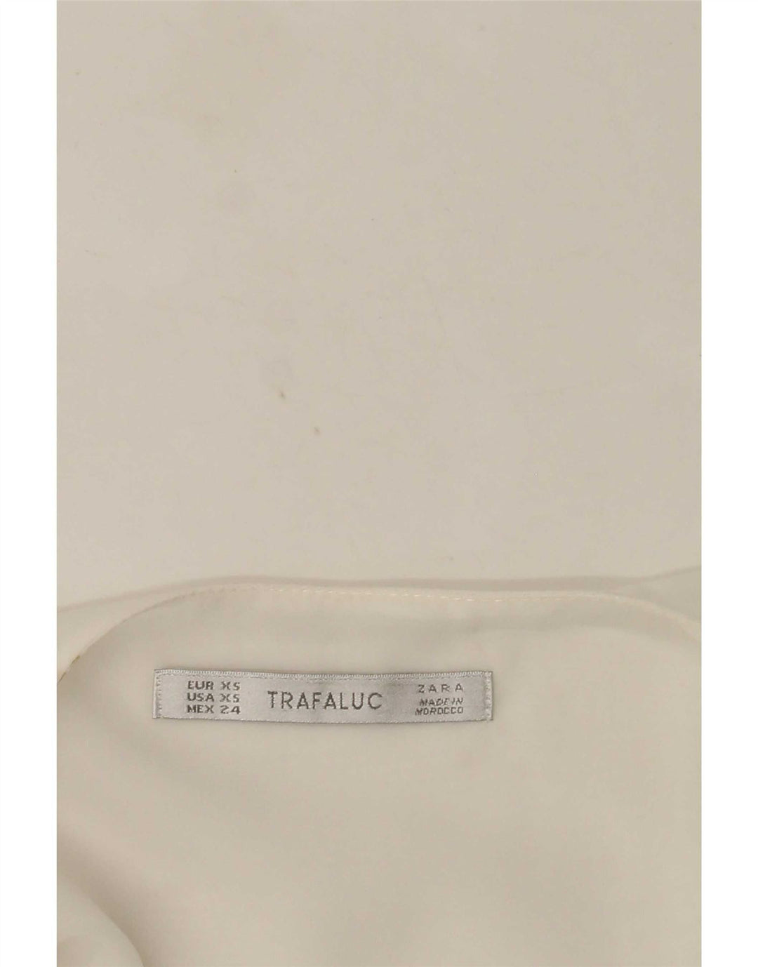 Zara Dame Trafaluc Cami Top UK 6 XS Hvid
