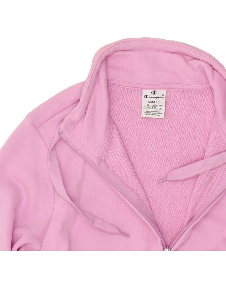 CHAMPION Womens Tracksuit Top Jacket UK 10 Small Pink Cotton Vintage Champion and Second-Hand Champion from Messina Hembry 