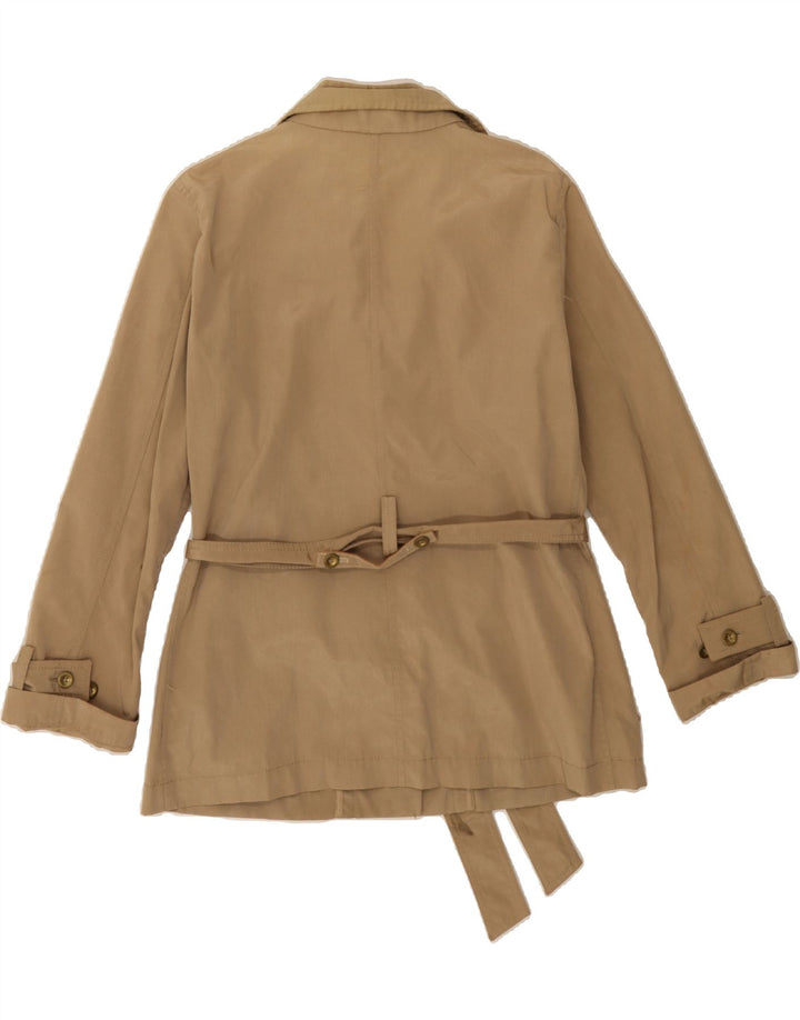 FAY Womens Trench Coat UK 14 Medium Beige Cotton Vintage Fay and Second-Hand Fay from Messina Hembry 
