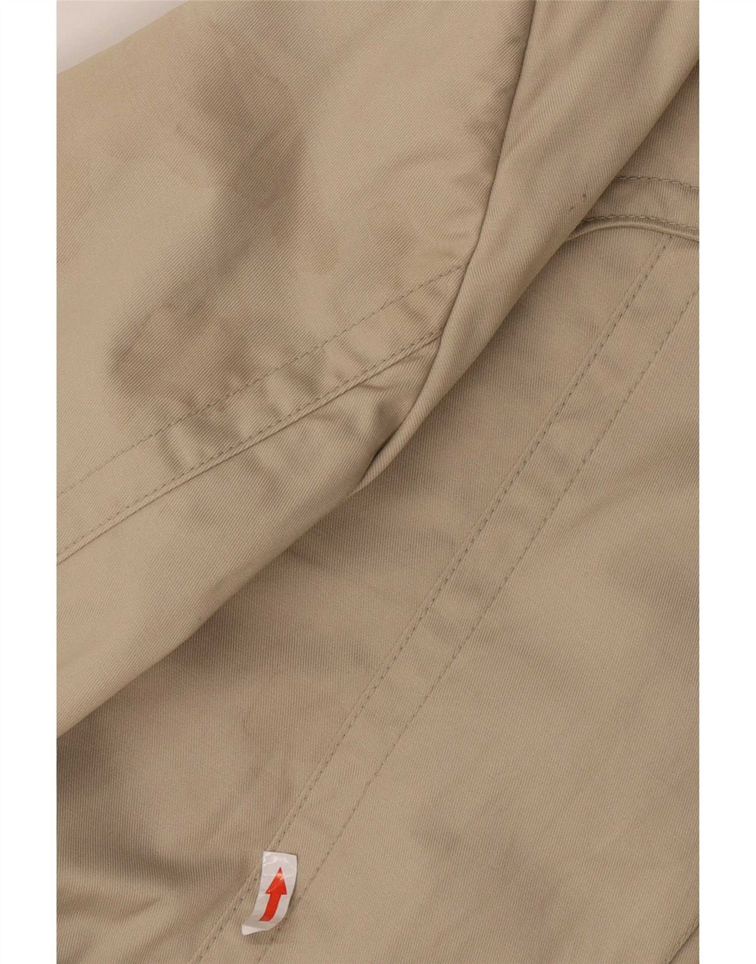 Zara Womens Trench Coat UK 16 Stor Beige Nylon
