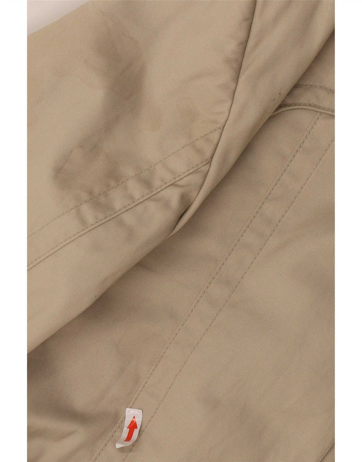 Zara Womens Trench Coat UK 16 Stor Beige Nylon
