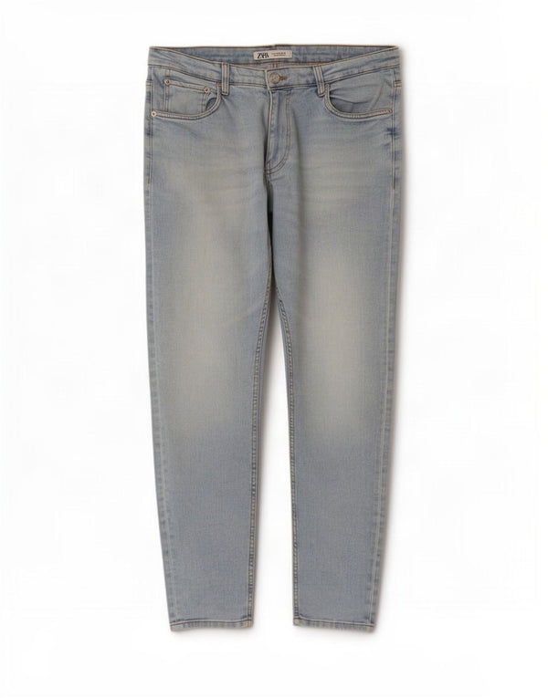 Zara Herre Slim Jeans EU 46 XL W36 L30 Blå