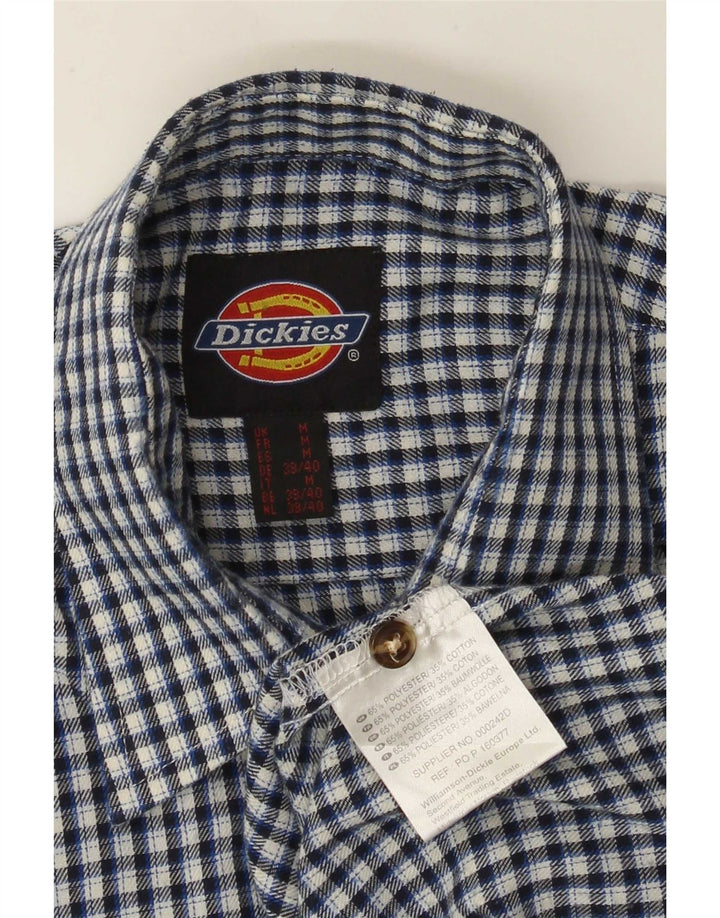 Dickies Herreskjorte Medium Blue Gingham Polyester