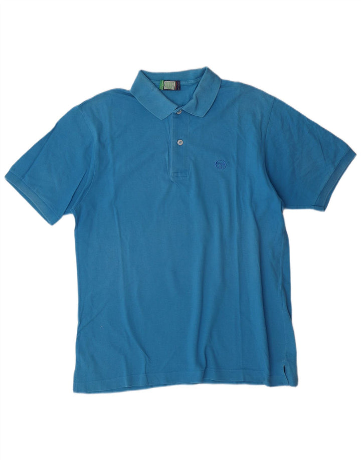 Sergio Tacchini herre poloshirt mellemblå