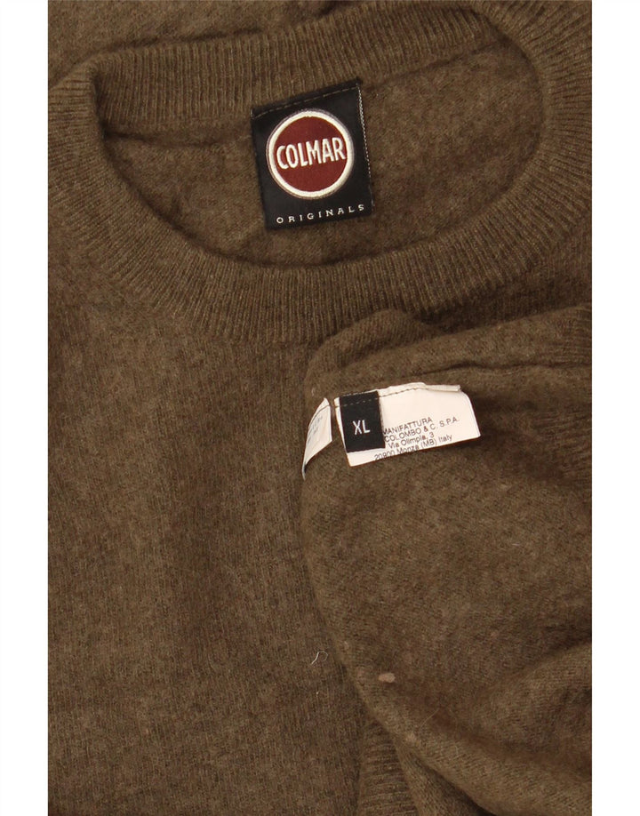 Colmar drenge sweater med rund hals 13-14 år XL Khaki