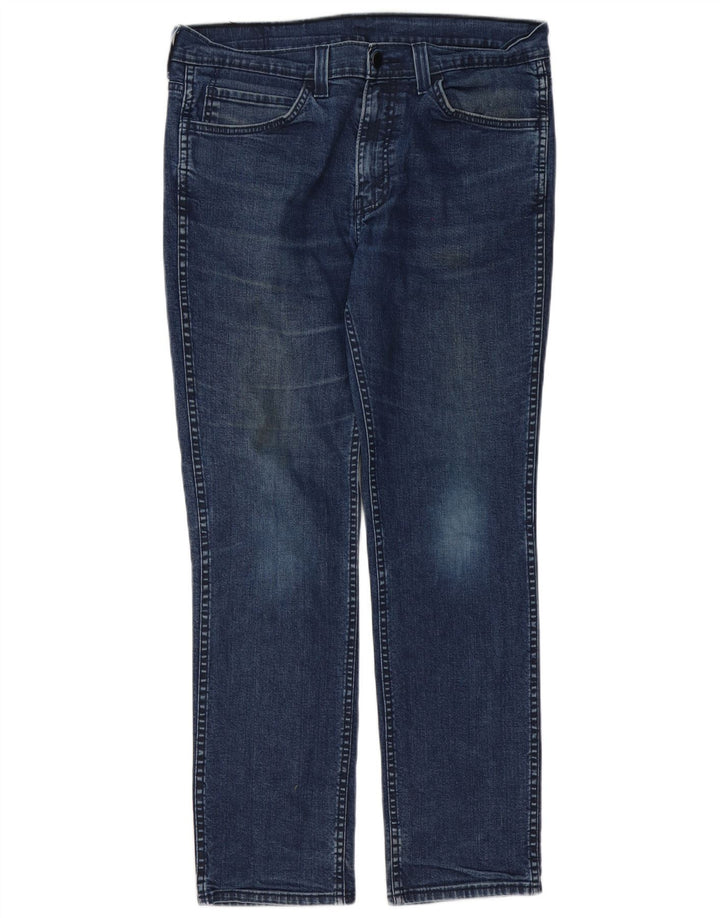 Levi's Herre 511 Slim Jeans W34 L32 Marineblå Bomuld