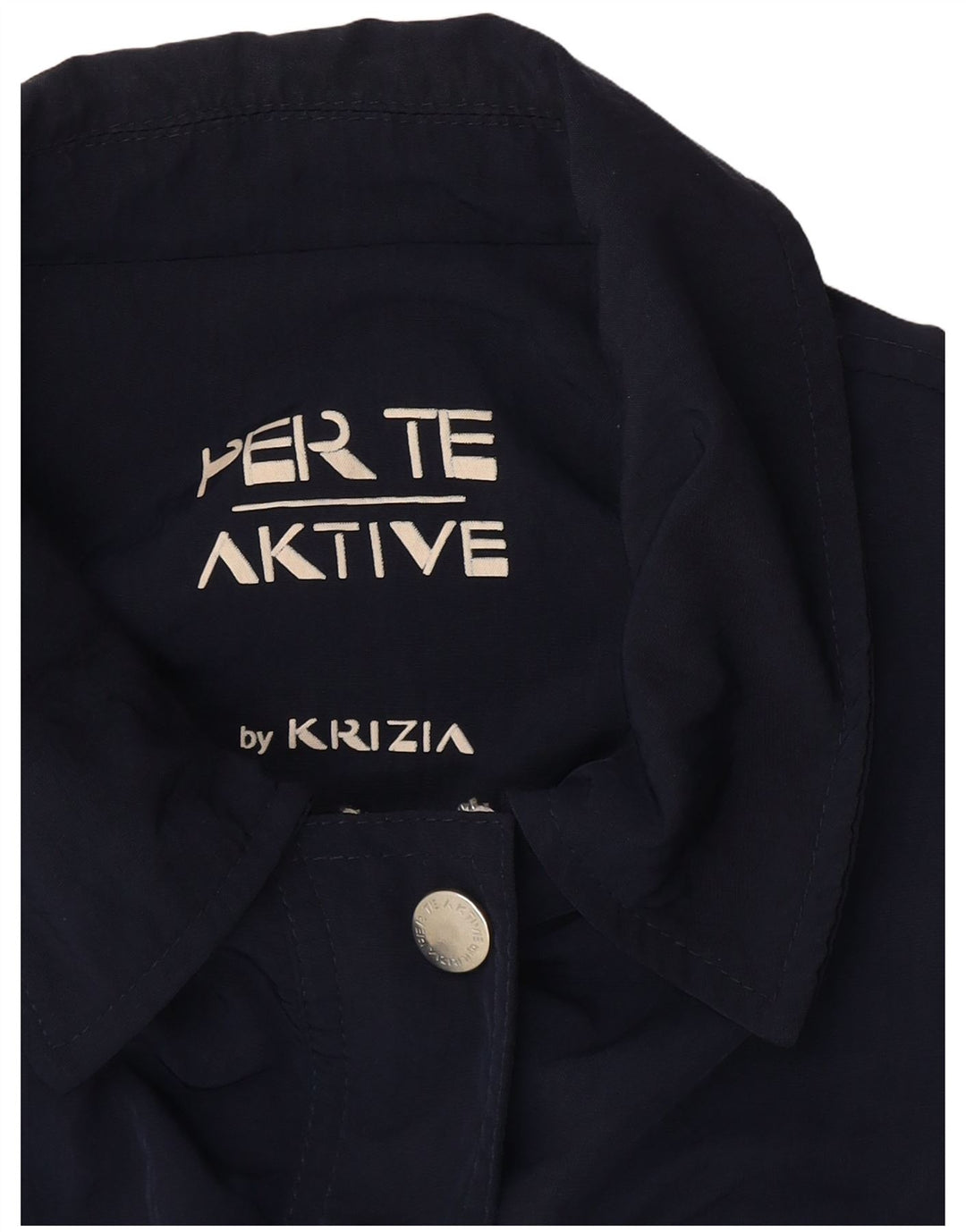 Perte by Krizia Womens Perte Aktive Utility Jacket UK 18 XL Navy Blue