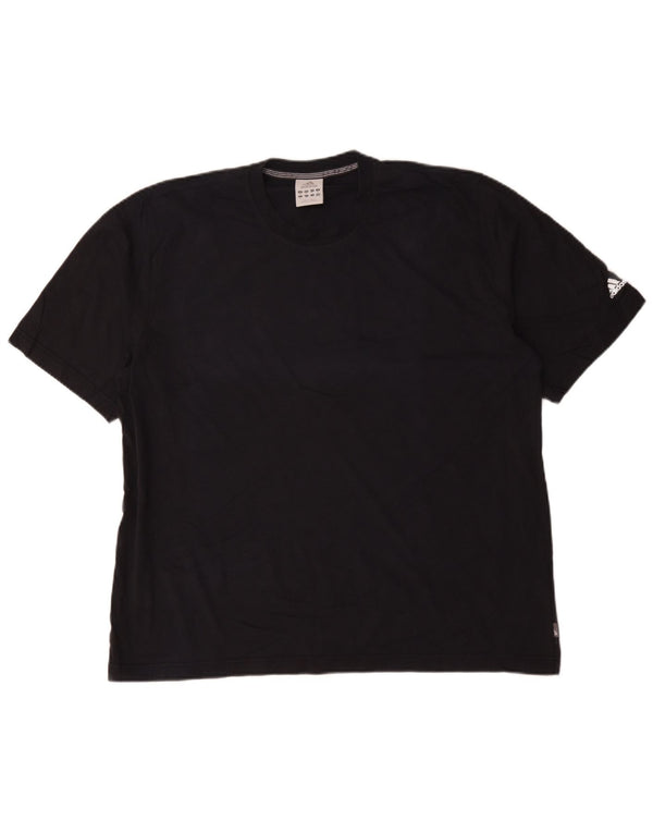 Adidas herre T-shirt top 2XL marineblå bomuld
