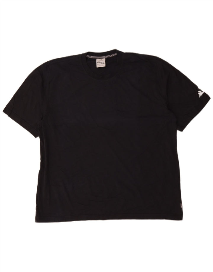 Adidas herre T-shirt top 2XL marineblå bomuld