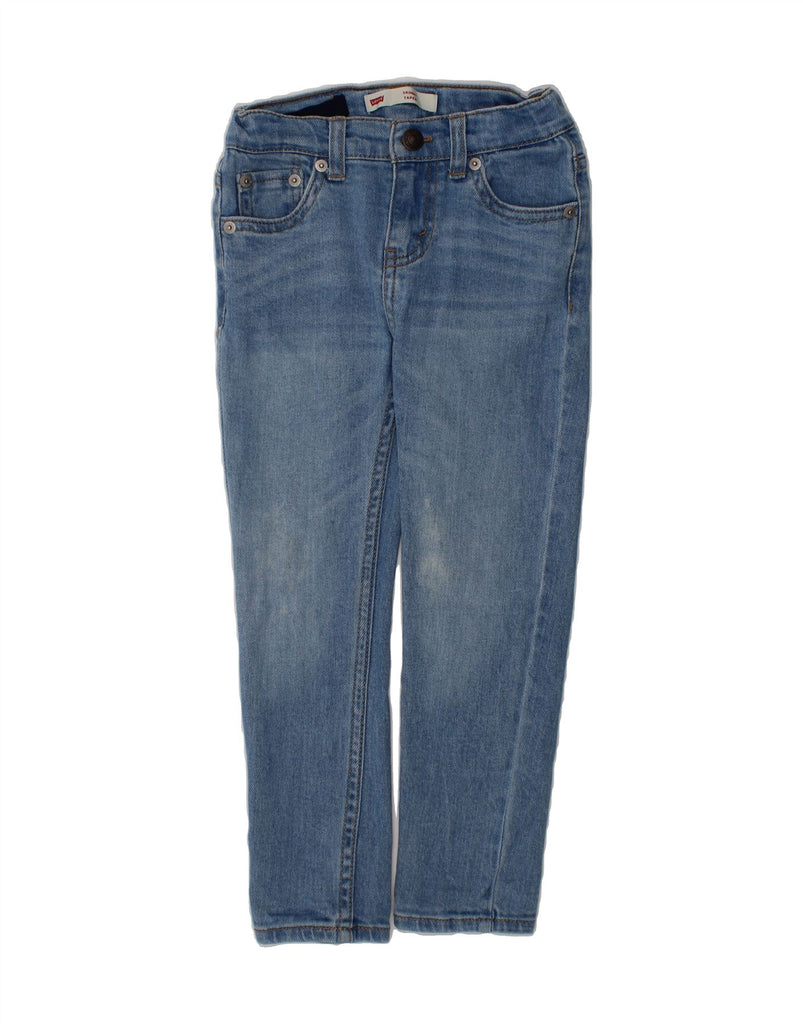 LEVI'S Boys Tapered Skinny Jeans 4-5 Years W20 L16 Blue Cotton Vintage Levi's and Second-Hand Levi's from Messina Hembry 