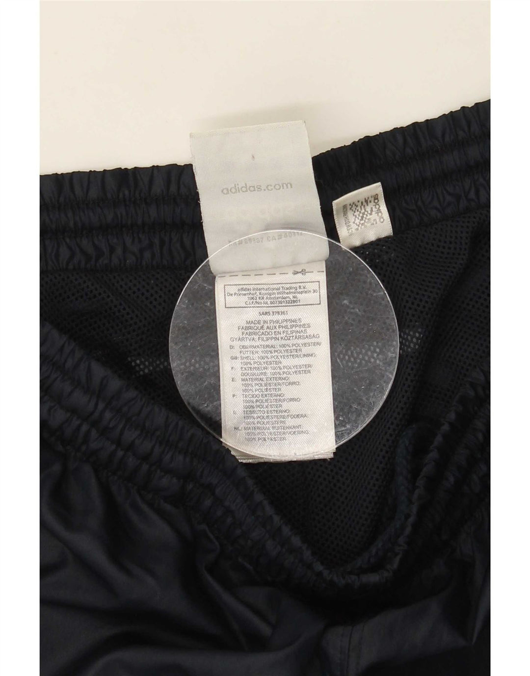 Adidas Vandtætte bukser til mænd Medium Navy Blue Colourblock Polyester