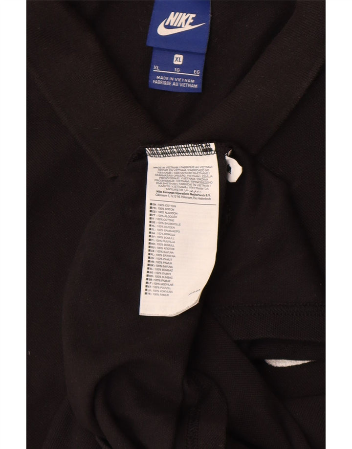 Nike Polo skjorte til mænd 2XL sort bomuld