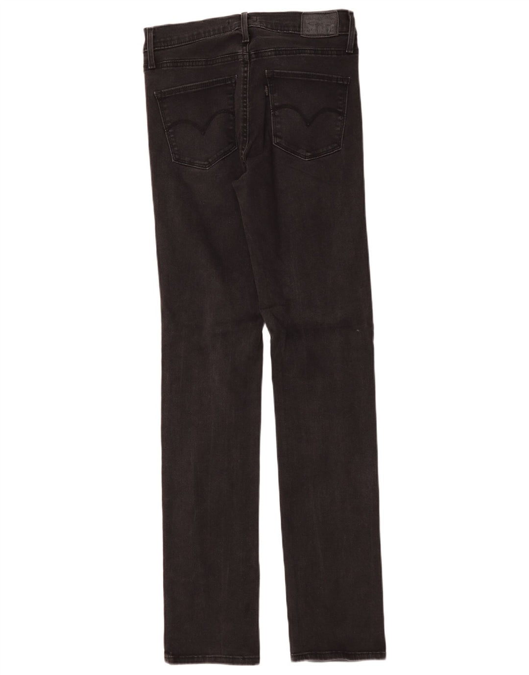 Levi's Womens Slimming Slim Jeans W29 L32 Sort Bomuld