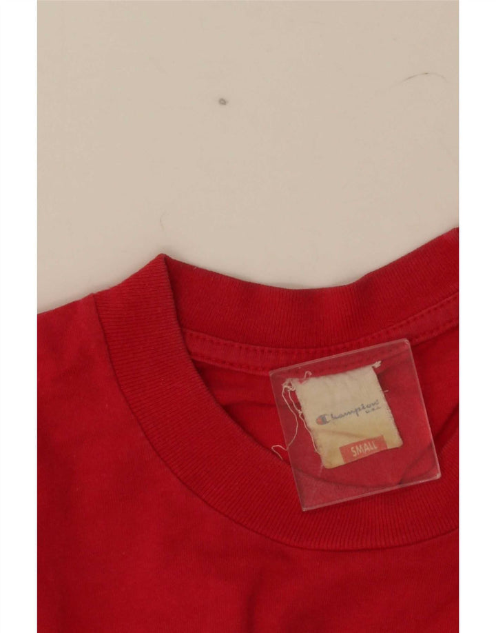 Champion Herre Grafisk T-Shirt Top Lille Rød