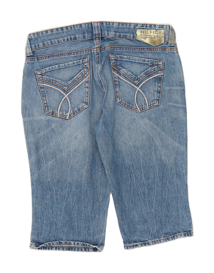 TOMMY HILFIGER Womens Denim Shorts W32 Large Blue Cotton Vintage Tommy Hilfiger and Second-Hand Tommy Hilfiger from Messina Hembry 