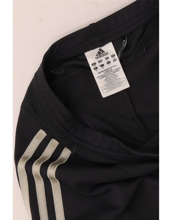 Adidas Dame Climalite Capri Leggings UK 12 Medium W30 Navy Blue