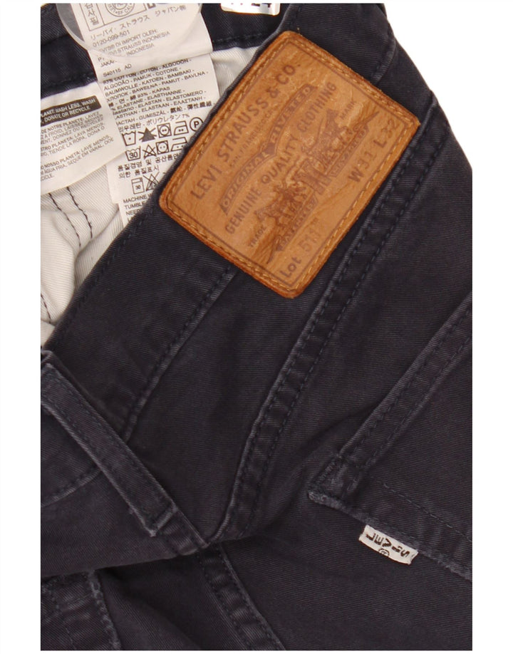 Levi's Herre 511 Slim Jeans W31 L32 Marineblå Bomuld