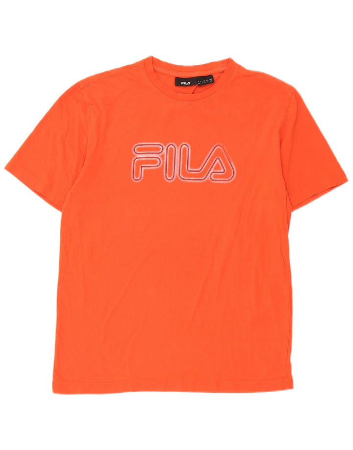 Fila Herre Grafisk T-Shirt Top Lille Orange