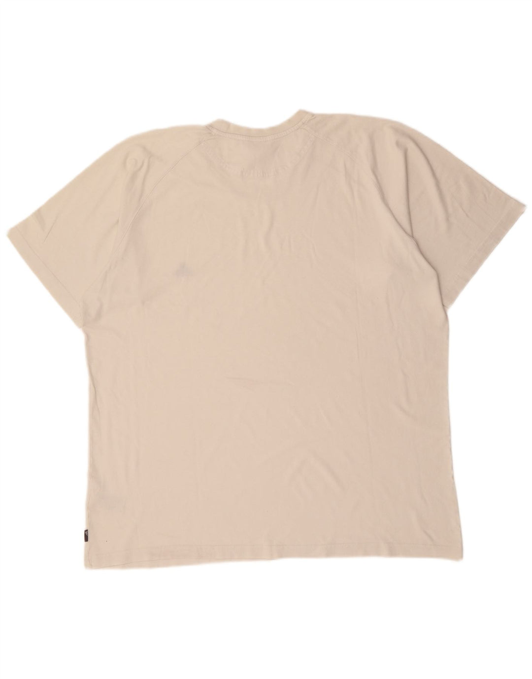 ADIDAS Herre T-Shirt Top 2XL Off White Bomuld