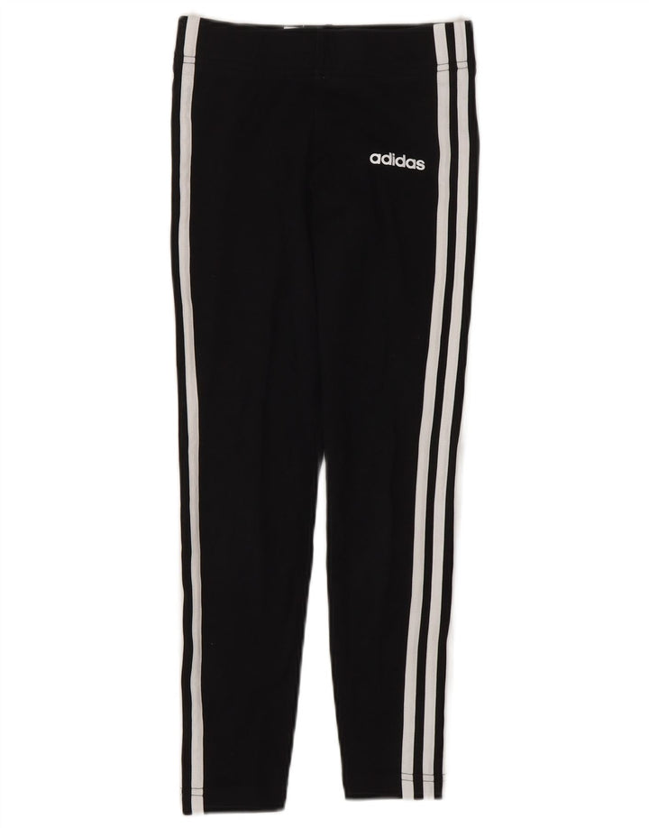ADIDAS Pige Leggings 9-10 år Sort bomuld