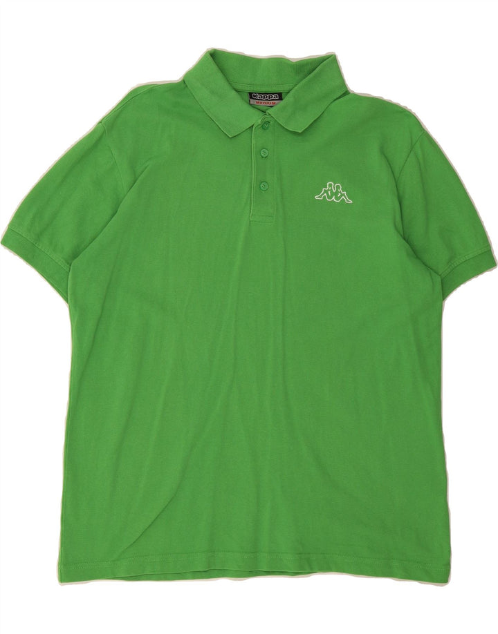 KAPPA Mens Polo Shirt Medium Green Vintage Kappa and Second-Hand Kappa from Messina Hembry 