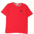 Vans Dame T-Shirt Top UK 18 XL Rød Bomuld
