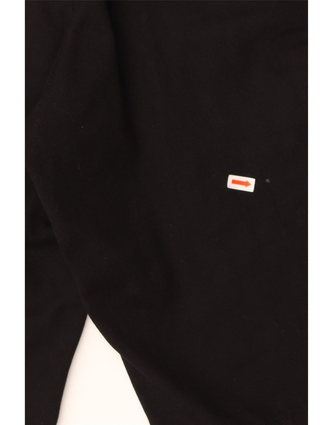 DICKIES Womens Relaxed Fit Cargo Shorts W36 Large Black Polyester