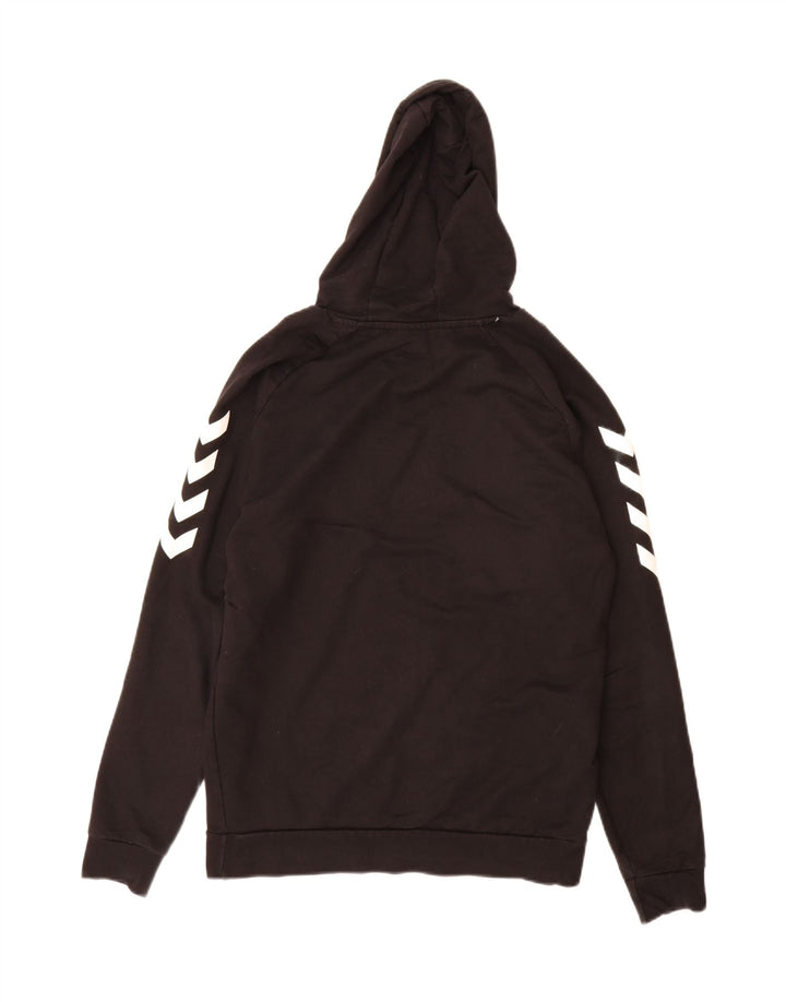 Hummel Herre grafisk hættetrøje Jumper Medium Sort bomuld