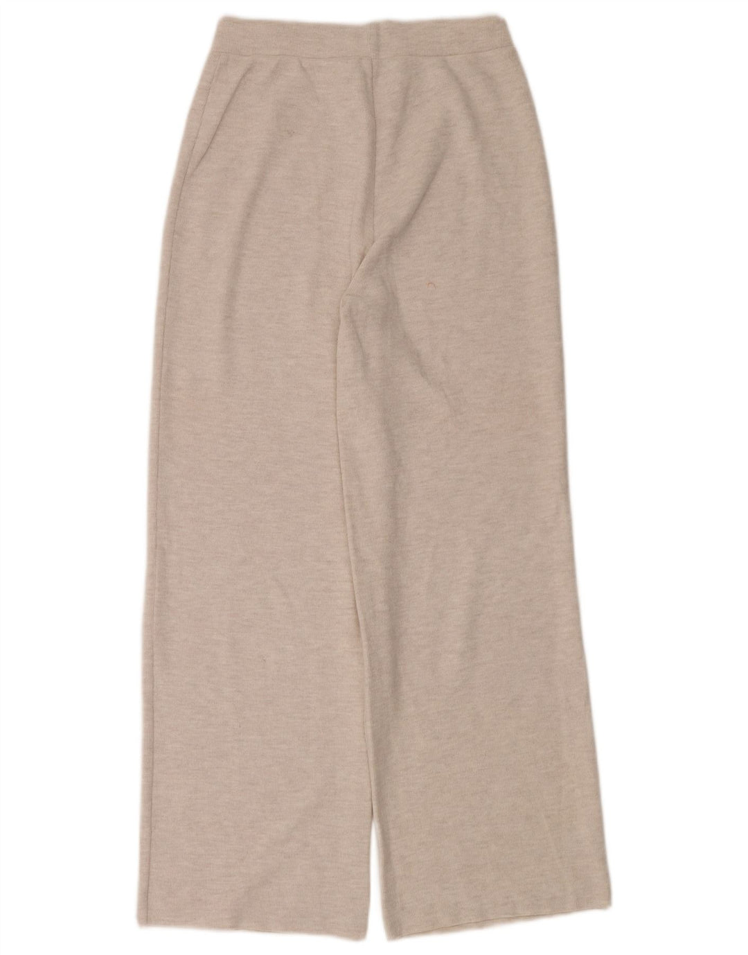 Zara Træningsdragtsbukser til kvinder UK 12 Medium Beige Flecked Polyester
