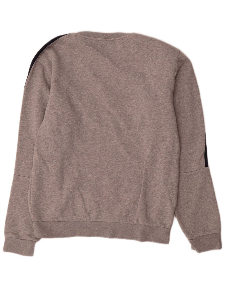 Adidas sweatshirt til mænd mellem grå bomuld