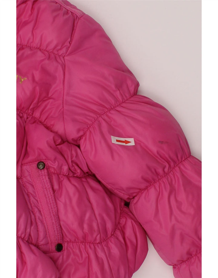 Dkny Piger Hætte Vendbar Polstret Jakke 4-5 År Pink Polyester