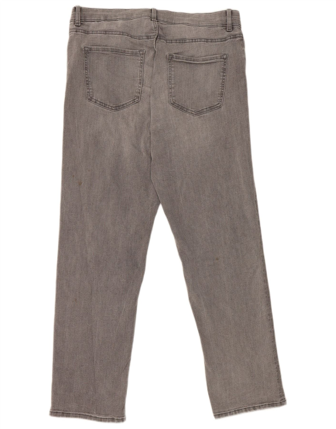 Marks & Spencer Dame The Sienna Straight Jeans UK 14 Medium W32 L28 Grå