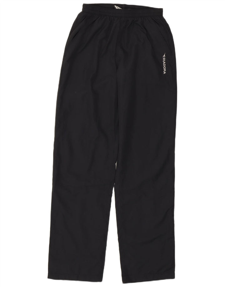 Diadora træningsdragtsbukser til kvinder UK 10 Small Grå Colourblock Polyester