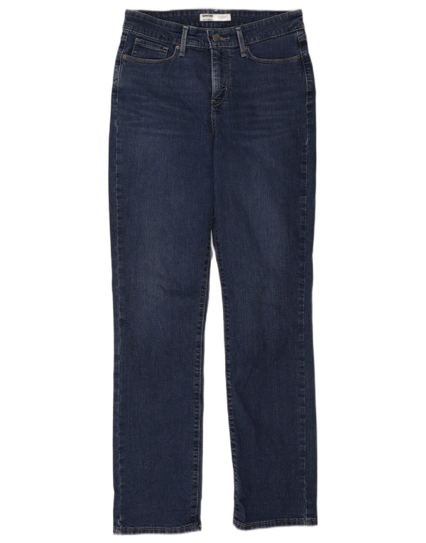 Levi's Womens Signature Straight Jeans US 6 Medium W28 L32 Navy Blue