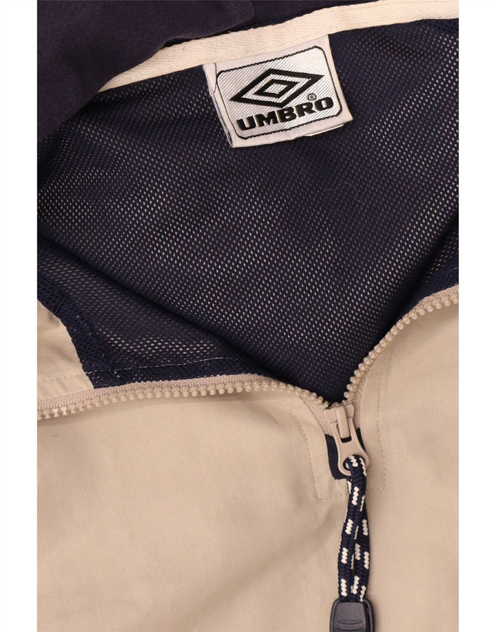 Umbro Herre Hættetrøje Regnjakke UK 42 XL Beige Polyester
