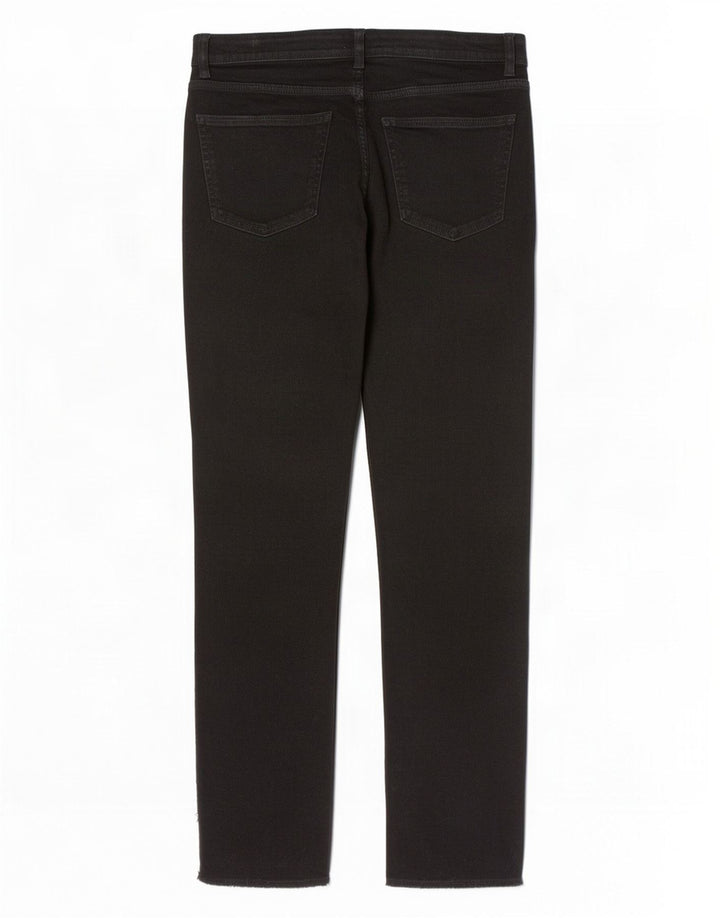 Zara Dame Straight Jeans EU 40 Medium W30 L26 Sort
