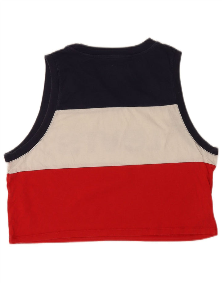Levi's Womens Crop Grafisk Vest Top UK 10 Small Multicolor Colourblock