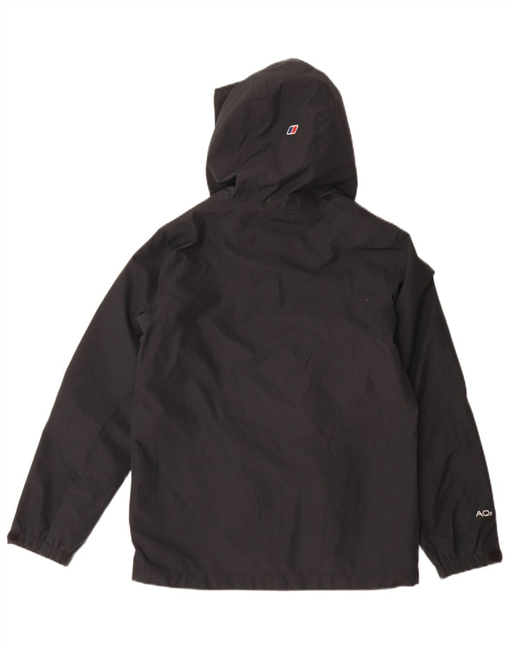 Berghaus Drenge Hættetrøje Vindjakke 11-12 År Sort Polyester