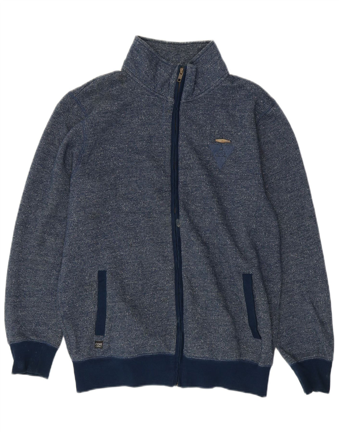 Jack & Jones Herre træningsdragt Top jakke Stor marineblå flækket bomuld