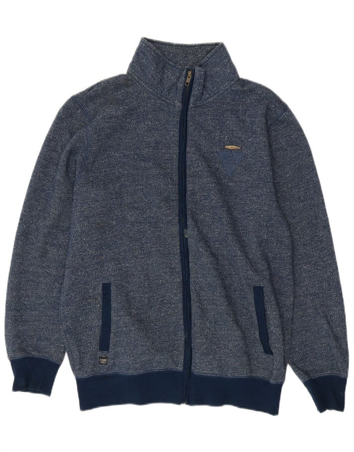 Jack & Jones Herre træningsdragt Top jakke Stor marineblå flækket bomuld
