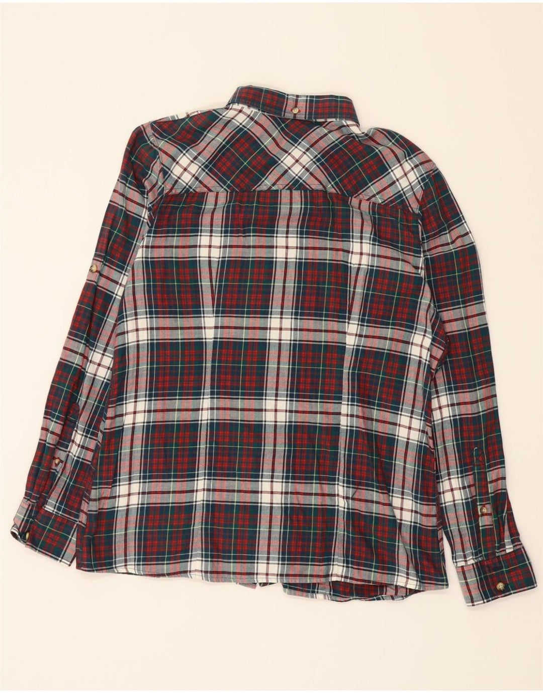 L.L.BEAN Womens Flannel Shirt UK 10 Small Multicoloured Check Cotton Vintage L.L.Bean and Second-Hand L.L.Bean from Messina Hembry 